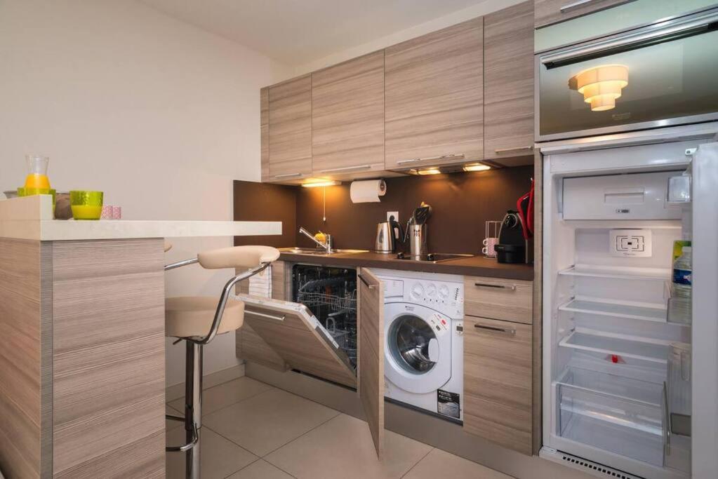 Studio Neuf - Portes De Monaco - Confort - Wifi - Clim Экстерьер фото